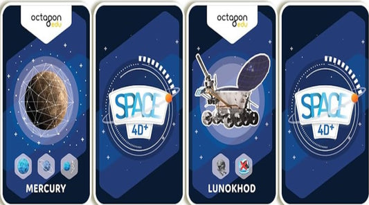 VSpace 4D+ Augmented Reality Flashcards: Exploring the Universe in 3D