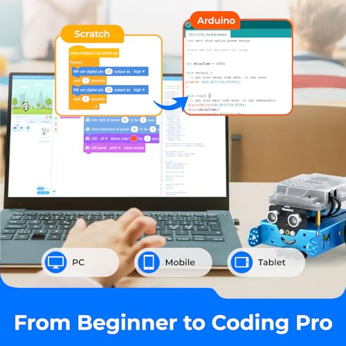 Makeblock mBot Robot Kit, Robotics for Kids Ages 8-12 Learn to Code with Scratch & Arduino, STEM Toys Coding Robot for Kids Boys and Girls Age 8+ - ARVRedtech.com | AR & VR Education Technology