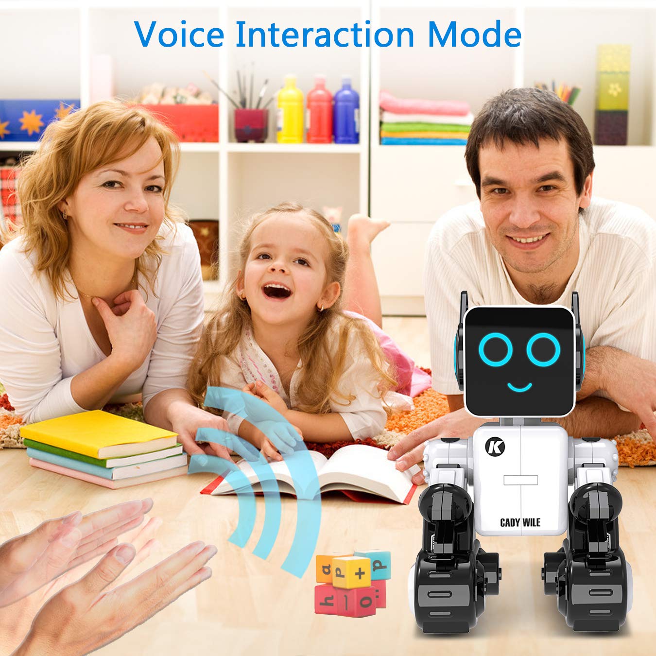 OKK Robot Toy for Kids, Smart RC Robots for Kids with Touch and Sound Control Robotics Intelligent Programmable, Robot Toy with Walking Dancing Singing Talking Transfering Items for Boys Girls (White) - ARVRedtech.com | AR & VR Education Technology