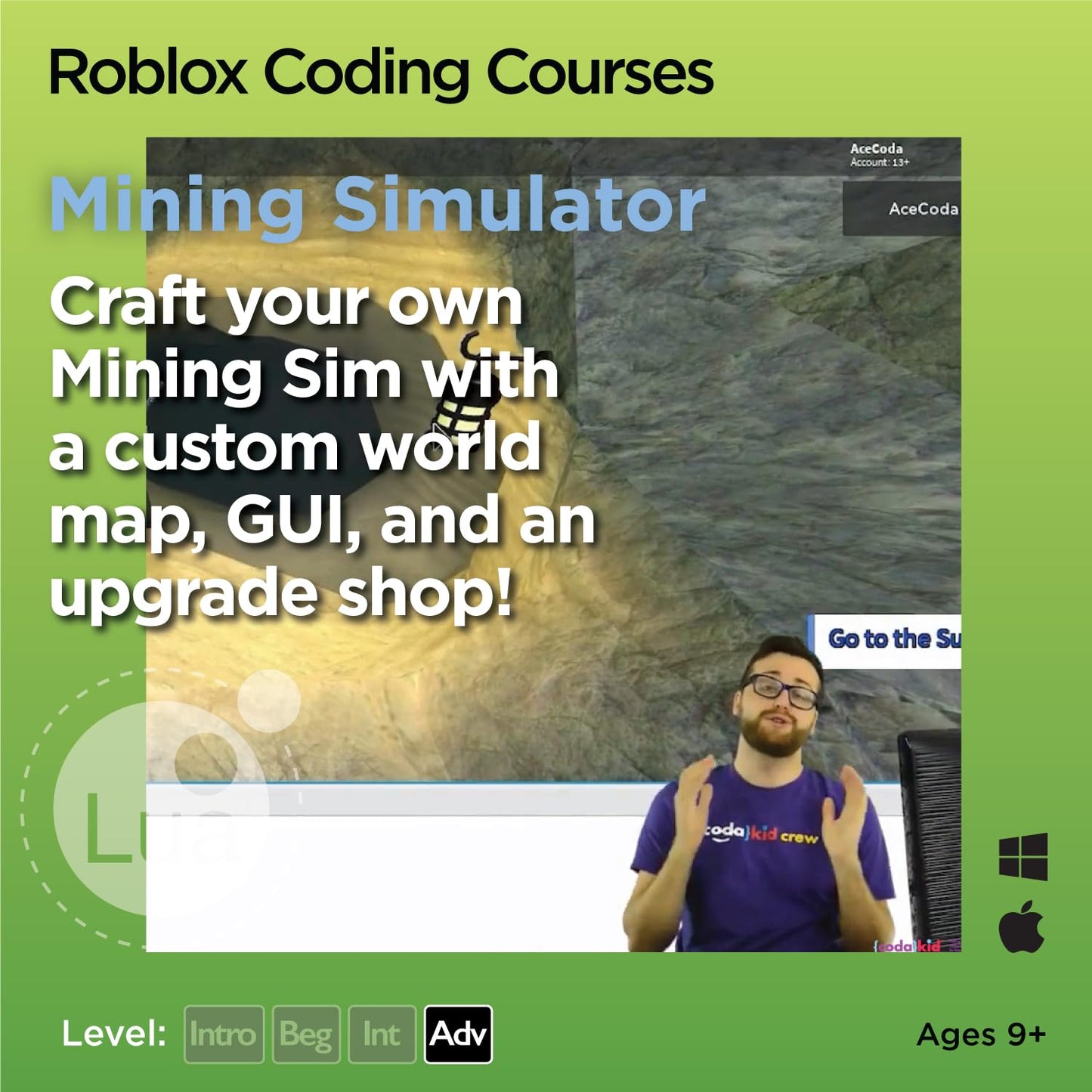 CodaKid Roblox Coding, Award-Winning, Coding for Kids, Ages 9+ with Online Mentoring Assistance, Learn Computer Programming and Code Fun Games with Lua and Video Game Programming Software (PC & Mac) - ARVRedtech.com | AR & VR Education Technology