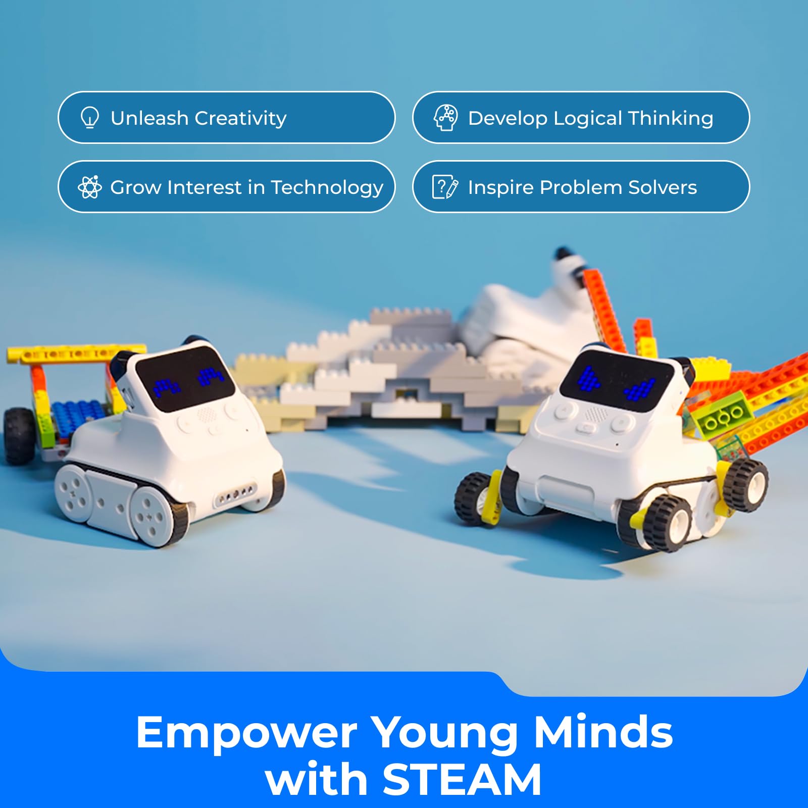 Makeblock Codey Rocky Interactive Emo Robot, Coding for Kids 8-12, STEM Toys Support Scratch Python Programming, Smart Robotics Gift for Kids 6+ - ARVRedtech.com | AR & VR Education Technology