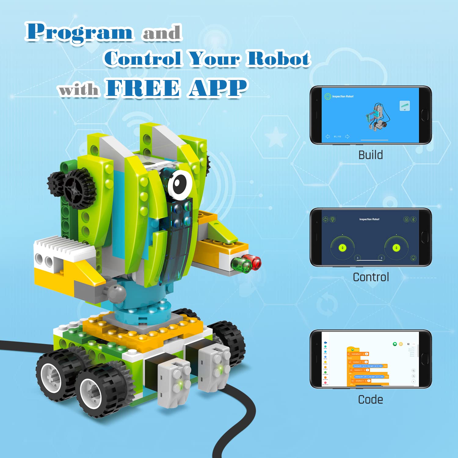Coding Robot Kit for Kids Ages 6+, 200+ in 1 APP Control Dinosaur Robot Toy, Educational Scratch Programming Robotic Kit with 47 Video Courses,Birthday for Boys Girls(600 Blocks) - ARVRedtech.com | AR & VR Education Technology
