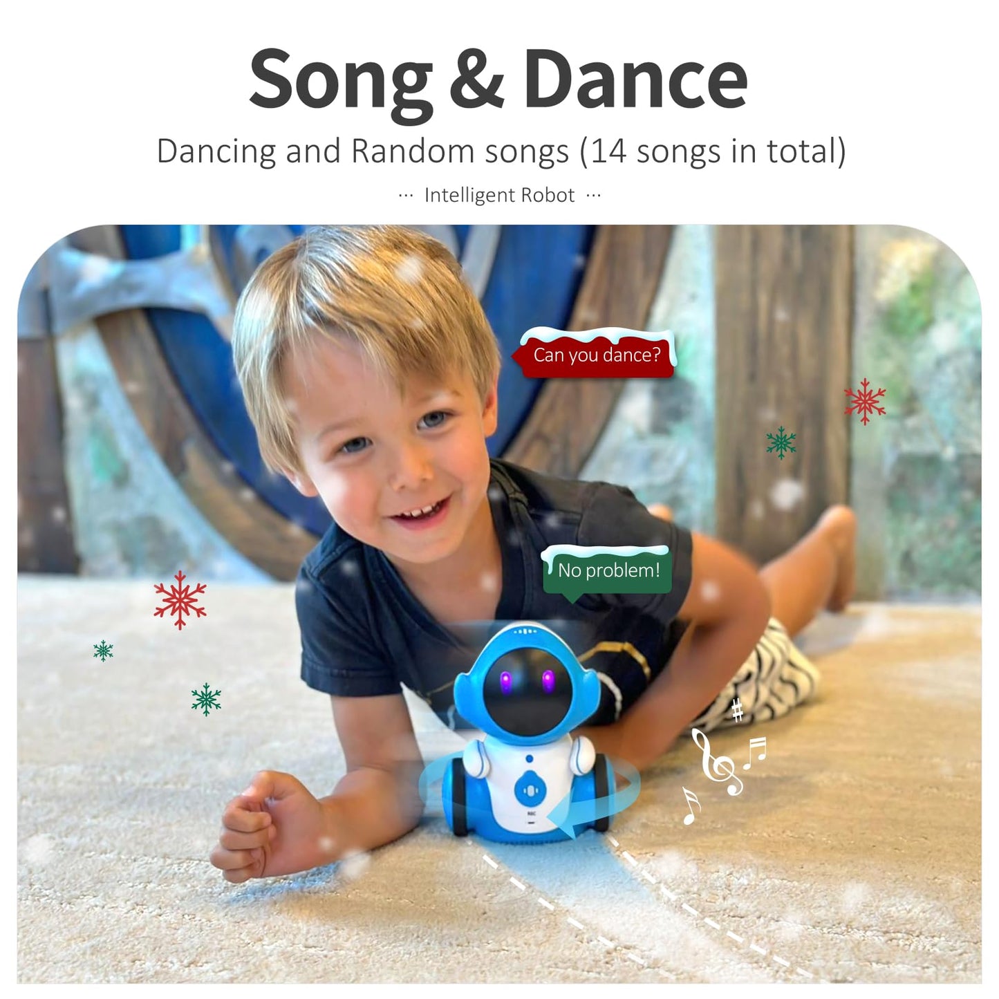 GILOBABY Robot Toys, Rechargeable Smart Talking Robots for Kids, Intelligent Robot with Voice Controlled Touch Sensor, Singing, Dancing, Recording, Repeat, Birthday Gifts for Boys Ages 6+ Years (Blue) - ARVRedtech.com | AR & VR Education Technology