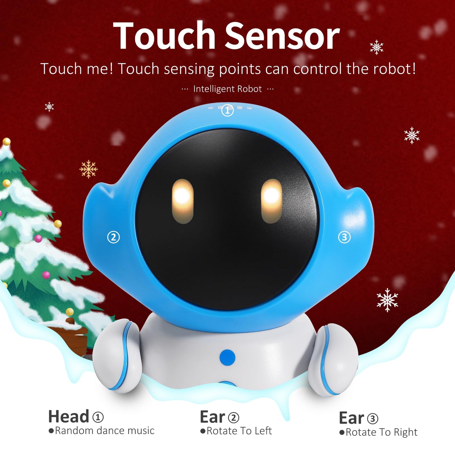 GILOBABY Robot Toys, Rechargeable Smart Talking Robots for Kids, Intelligent Robot with Voice Controlled Touch Sensor, Singing, Dancing, Recording, Repeat, Birthday Gifts for Boys Ages 6+ Years (Blue) - ARVRedtech.com | AR & VR Education Technology