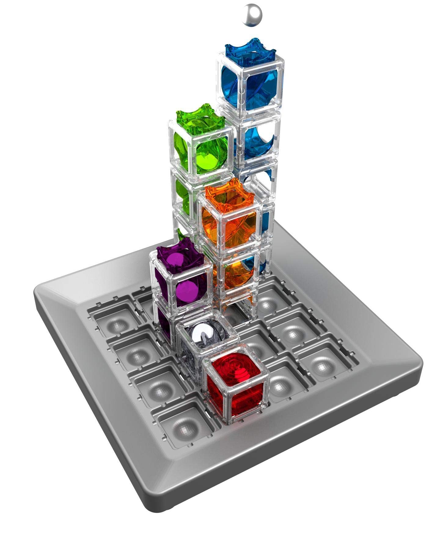 ThinkFun Gravity Maze Marble Run Brain Game and STEM Toy - Award-Winning Educational Toy for Kids 8+ | Spatial Reasoning Skill Development | Engineering and Building Game | 60 Logic Puzzles - ARVRedtech.com | AR & VR Education Technology