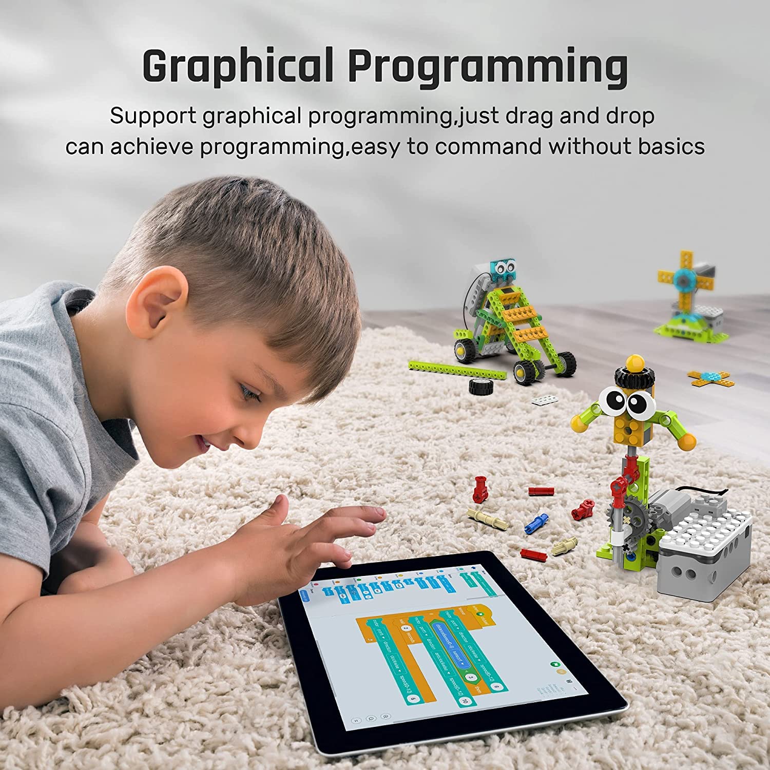 Coding Robot Kit for Kids Ages 6+, 200+ in 1 APP Control Dinosaur Robot Toy, Educational Scratch Programming Robotic Kit with 47 Video Courses,Birthday for Boys Girls(600 Blocks) - ARVRedtech.com | AR & VR Education Technology