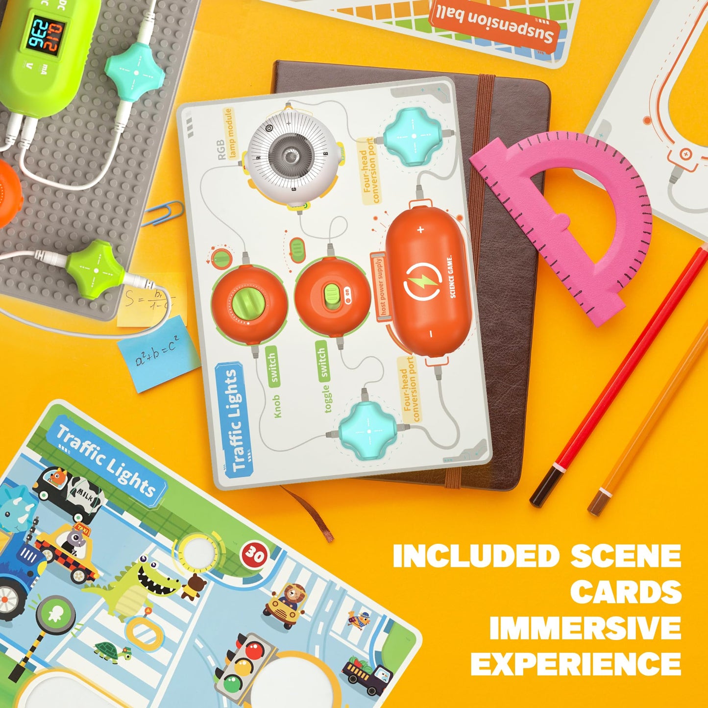 Science Kits for Kids - STEM Kits for Kids, Electronics Exploration Kit, Over 420 Projects, 35 Circuit Parts, STEM Educational Toy Gifts for Kids Boys Girls Ages 3 4 5 6 7 8 9 10 11 12 - ARVRedtech.com | AR & VR Education Technology