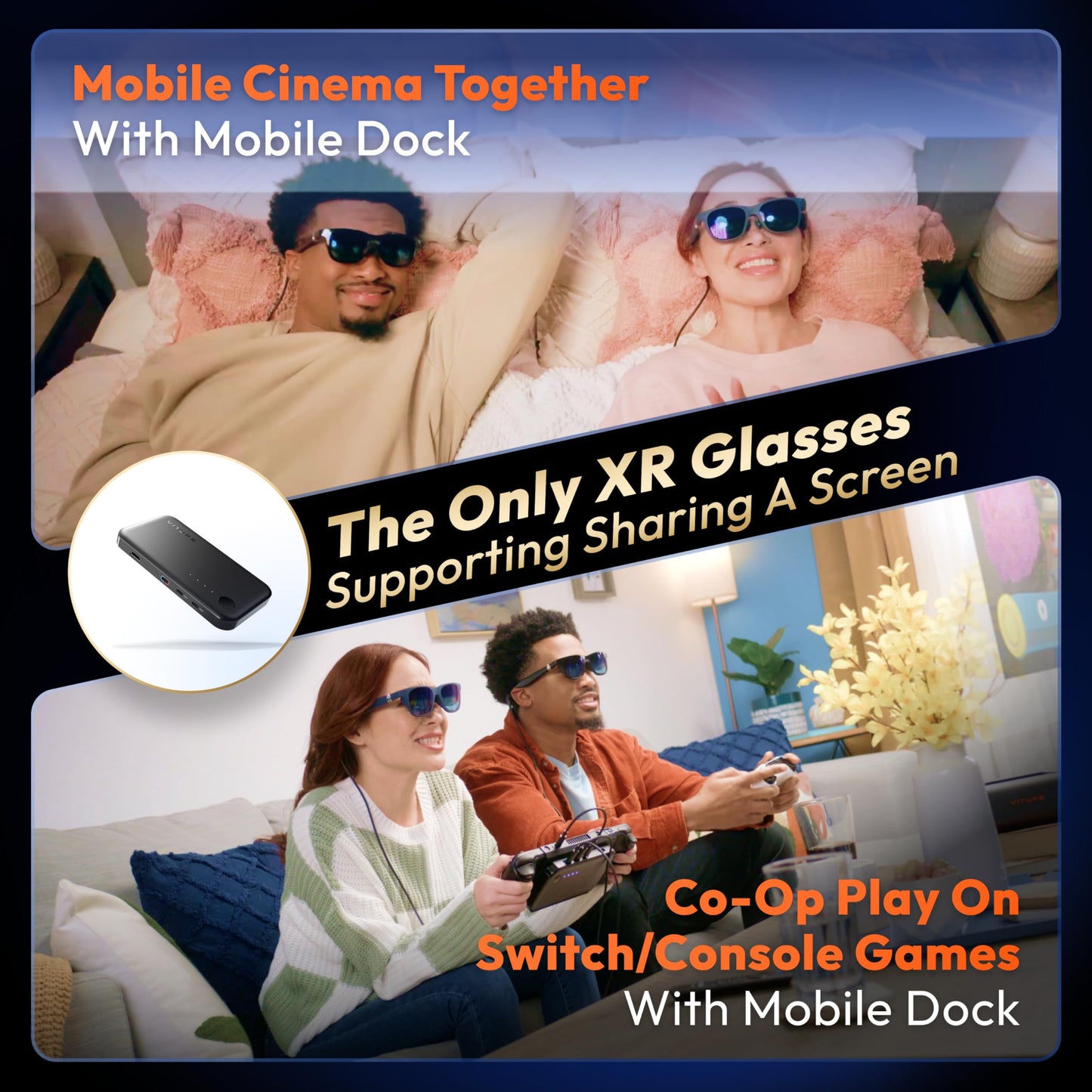 VITURE One Lite XR Glasses, 120" Full HD, Harman Sound, AR Glasses - ARVRedtech.com | AR & VR Education Technology