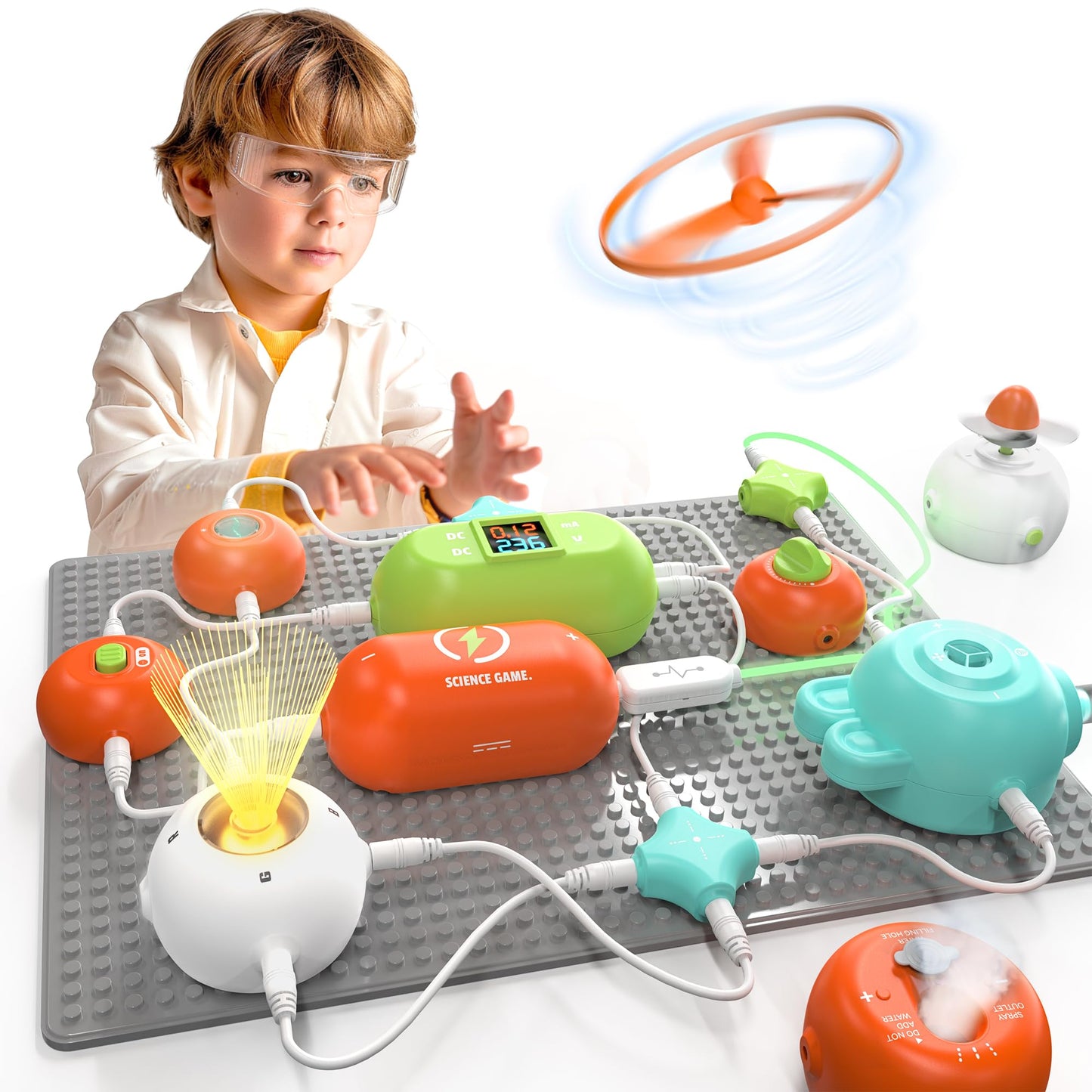 Science Kits for Kids - STEM Kits for Kids, Electronics Exploration Kit, Over 420 Projects, 35 Circuit Parts, STEM Educational Toy Gifts for Kids Boys Girls Ages 3 4 5 6 7 8 9 10 11 12 - ARVRedtech.com | AR & VR Education Technology