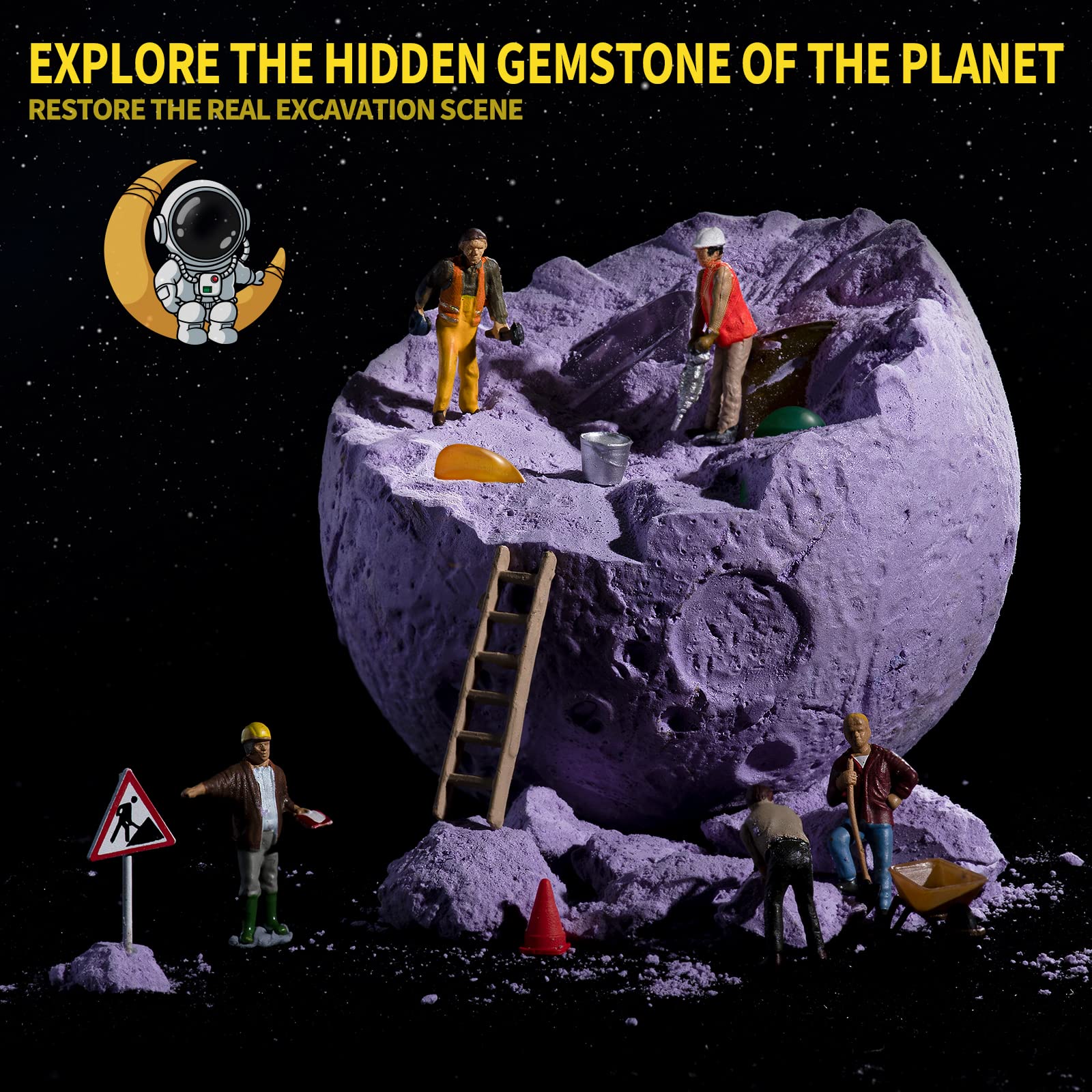 GobiDex Gemstones Dig Kit, Solar System Science Kit for Kids, Excavate 15 Real Gems, STEM Educational Space Toys Planet Collection Kit, Archaeology Geology Science Projects Gift for Boys&Girls Age 6+ - ARVRedtech.com | AR & VR Education Technology