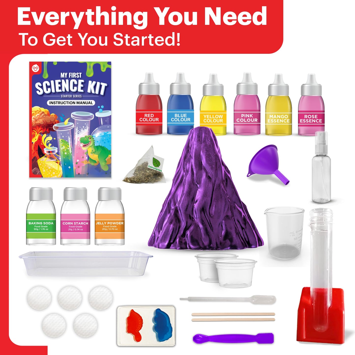 Doctor Jupiter My First Science Kit for Kids Ages 4-5-6-7-8-9-10-11-12 | Birthday Gift Ideas for 4+ Year Old Boys & Girls | STEM Learning & Educational Toys | 50+ Experiments Starter Science Series - ARVRedtech.com | AR & VR Education Technology