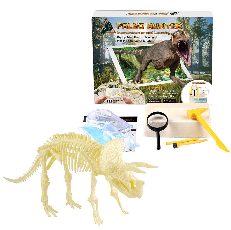 HamiltonBuhl Paleo Hunter™ Dig Kit – Triceratops for STEAM Education - ARVRedtech.com | AR & VR Education Technology