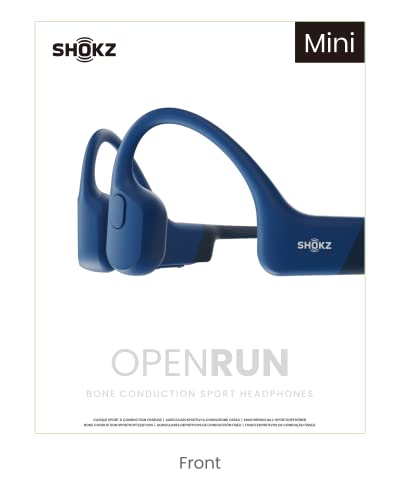 SHOKZ OpenRun Mini (AfterShokz Aeropex Mini) -Bone Conduction Open-Ear Bluetooth Sport Headphones - Waterproof Wireless Earphones for Workouts and Running - Built-in Mic, with Headband - ARVRedtech.com | AR & VR Education Technology