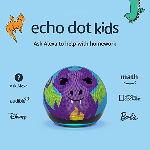 Echo Dot (5th Gen, 2022 release) Kids | Designed for kids, with parental controls | Dragon - ARVRedtech.com | AR & VR Education Technology