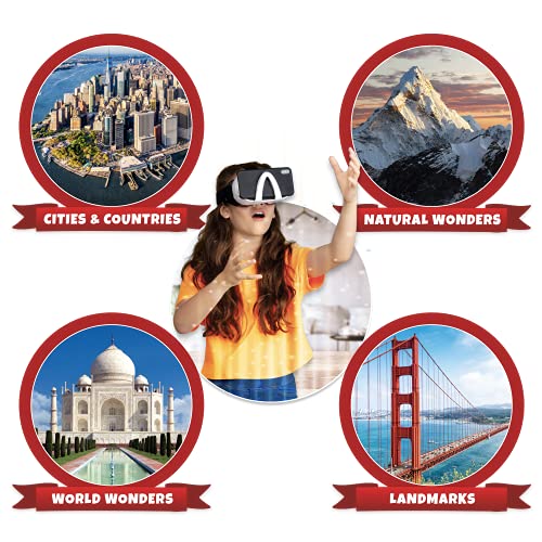 Professor Maxwell's VR Atlas - Virtual Reality Kids Science Kit, Book and Interactive Geography STEM Learning Activity Set (Full Version - Includes Goggles) - ARVRedtech.com | AR & VR Education Technology
