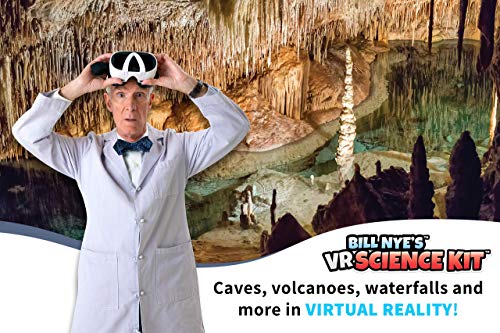 Abacus Brands Bill Nye's VR Science Kit - Virtual Reality Kids Science Kit, Book and Interactive STEM Learning Activity Set (Full Version - Includes Goggles) - ARVRedtech.com | AR & VR Education Technology