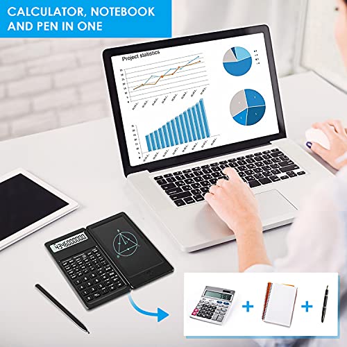 IPepul Scientific Calculators for Students, 10-Digit Large Screen,Math Calculator with Notepad for Middle High School& College(Black) - ARVRedtech.com | AR & VR Education Technology
