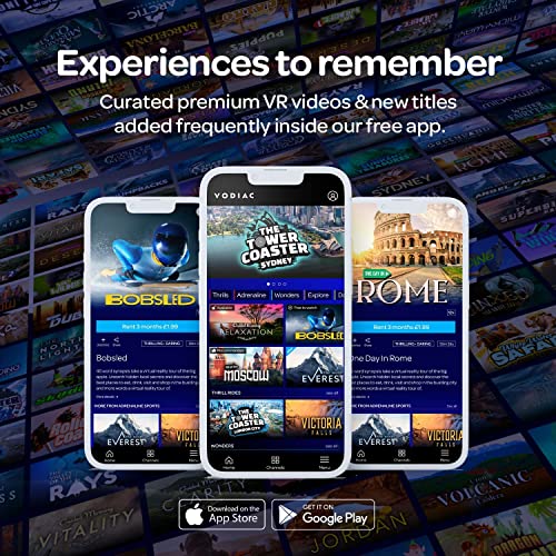 Vodiac VR - Virtual Reality Goggles, Carry Case, Free VR Videos & More via The Vodiac in-App Streaming Service. Powered by Your Smartphone iPhone Android Compatible - ARVRedtech.com | AR & VR Education Technology