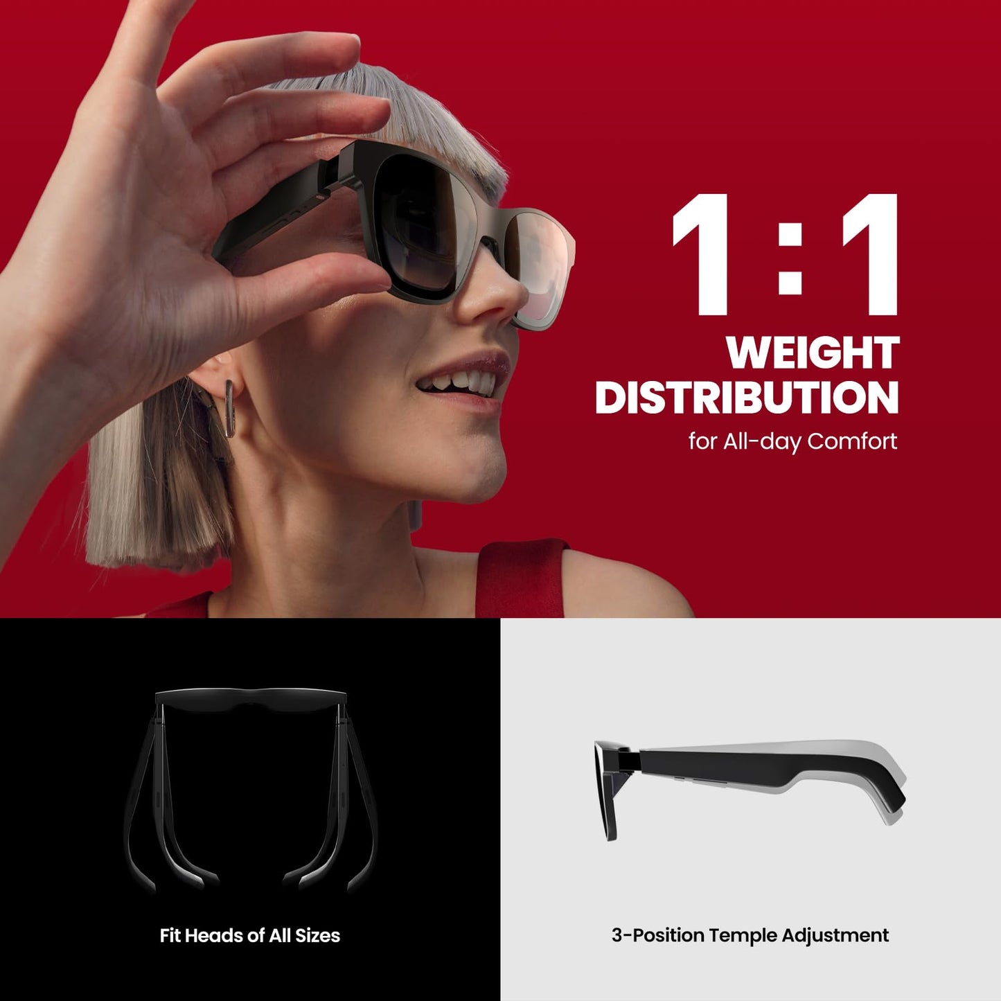 XREAL Air 2 Pro AR Glasses, The Ultimate Wearable Display with 3-level Electrochromic Dimming, 75g 120Hz 130", Smart Glasses, Gaming monitor, Compatible with iPhone 15/SteamDeck/ROG/Mac/PC/Android/iOS - ARVRedtech.com | AR & VR Education Technology