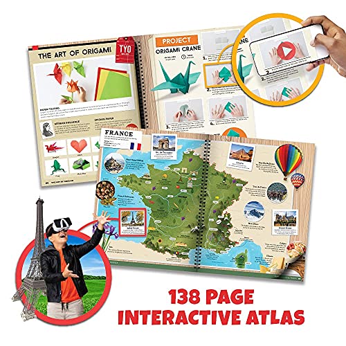 Professor Maxwell's VR Atlas - Virtual Reality Kids Science Kit, Book and Interactive Geography STEM Learning Activity Set (Full Version - Includes Goggles) - ARVRedtech.com | AR & VR Education Technology