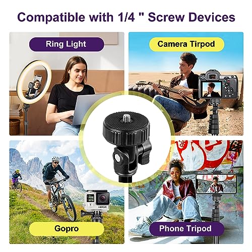 UBeesize Selfie Stick Tripod, 62" Extendable Tripod Stand with Bluetooth Remote for Cell Phones, Heavy Duty Aluminum, Lightweight - ARVRedtech.com | AR & VR Education Technology