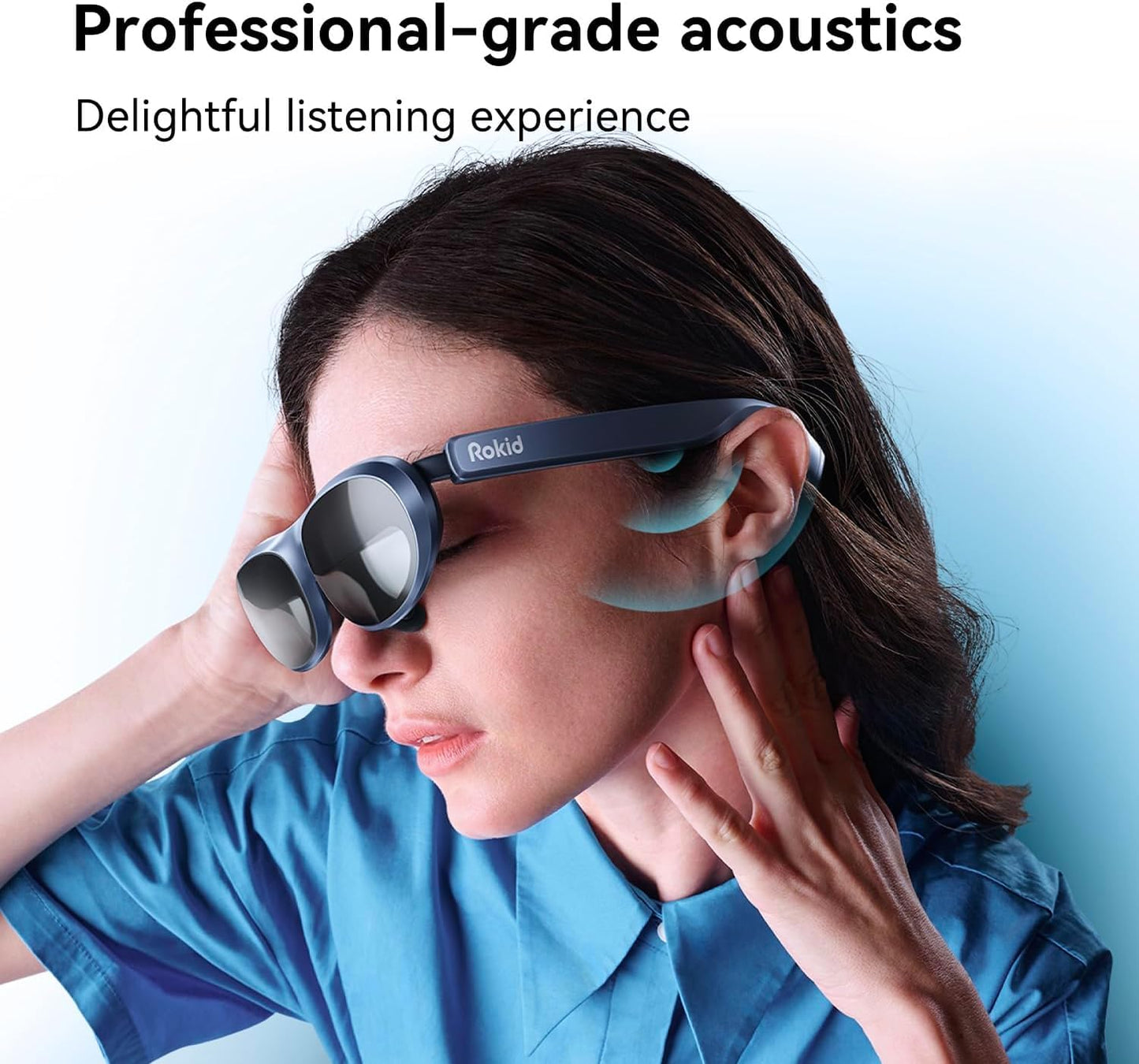 Rokid Max AR Glasses, Augmented Reality Glasses Wearable Headsets Smart Glasses for Video Display, Myopia Friendly Portable Massive 1080P Screen, Game, Watch on Android/iOS/PC/Tablets/Game Consoles - ARVRedtech.com | AR & VR Education Technology