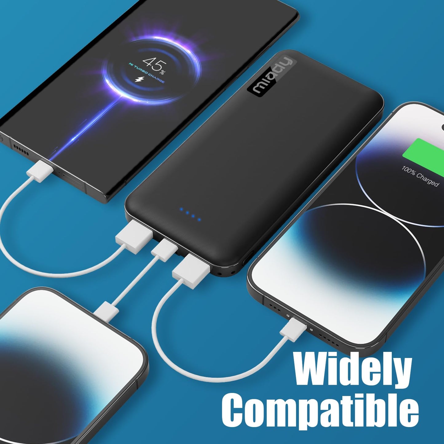 Miady Portable Charger 2 Pack - ARVRedtech.com | AR & VR Education Technology