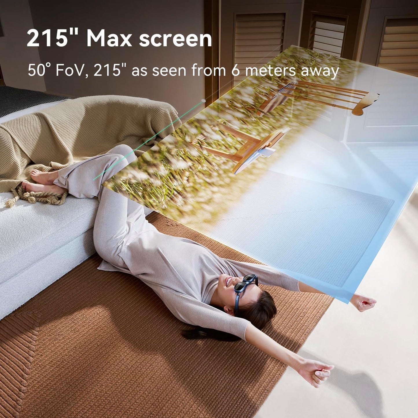 Rokid Max AR Glasses, Augmented Reality Glasses Wearable Headsets Smart Glasses for Video Display, Myopia Friendly Portable Massive 1080P Screen, Game, Watch on Android/iOS/PC/Tablets/Game Consoles - ARVRedtech.com | AR & VR Education Technology