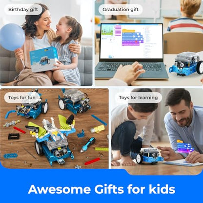 Makeblock mBot Robot Kit, Robotics for Kids Ages 8-12 Learn to Code with Scratch & Arduino, STEM Toys Coding Robot for Kids Boys and Girls Age 8+ - ARVRedtech.com | AR & VR Education Technology