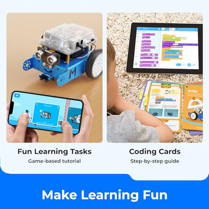 Makeblock mBot Robot Kit, Robotics for Kids Ages 8-12 Learn to Code with Scratch & Arduino, STEM Toys Coding Robot for Kids Boys and Girls Age 8+ - ARVRedtech.com | AR & VR Education Technology