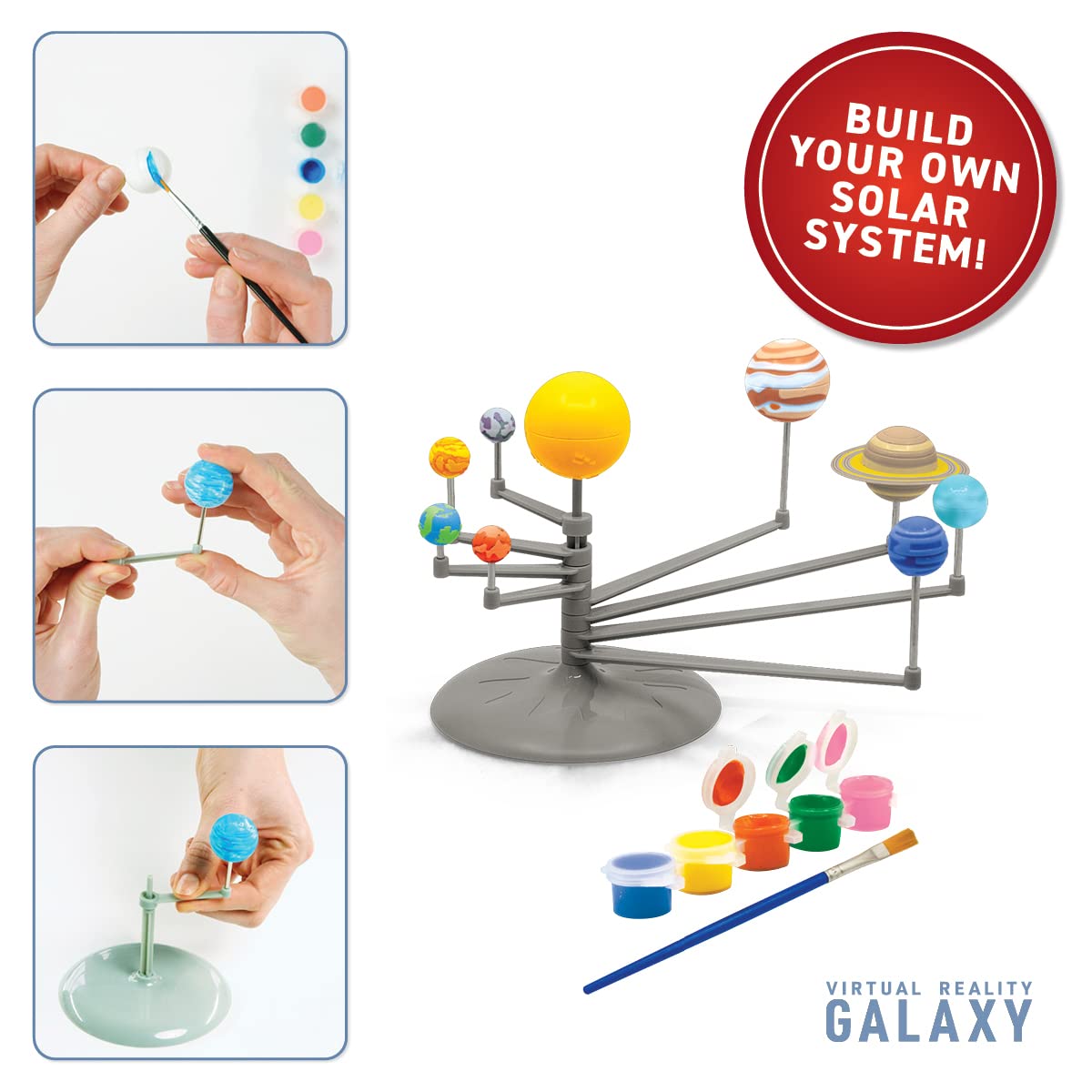 Abacus Brands Virtual Reality Galaxy Gift Box - Illustrated Interactive VR Book and STEM Learning Activity Set