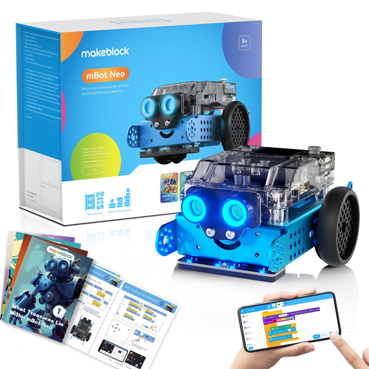 Makeblock mBot Neo Coding Robot for Kids, AI Learning Robot