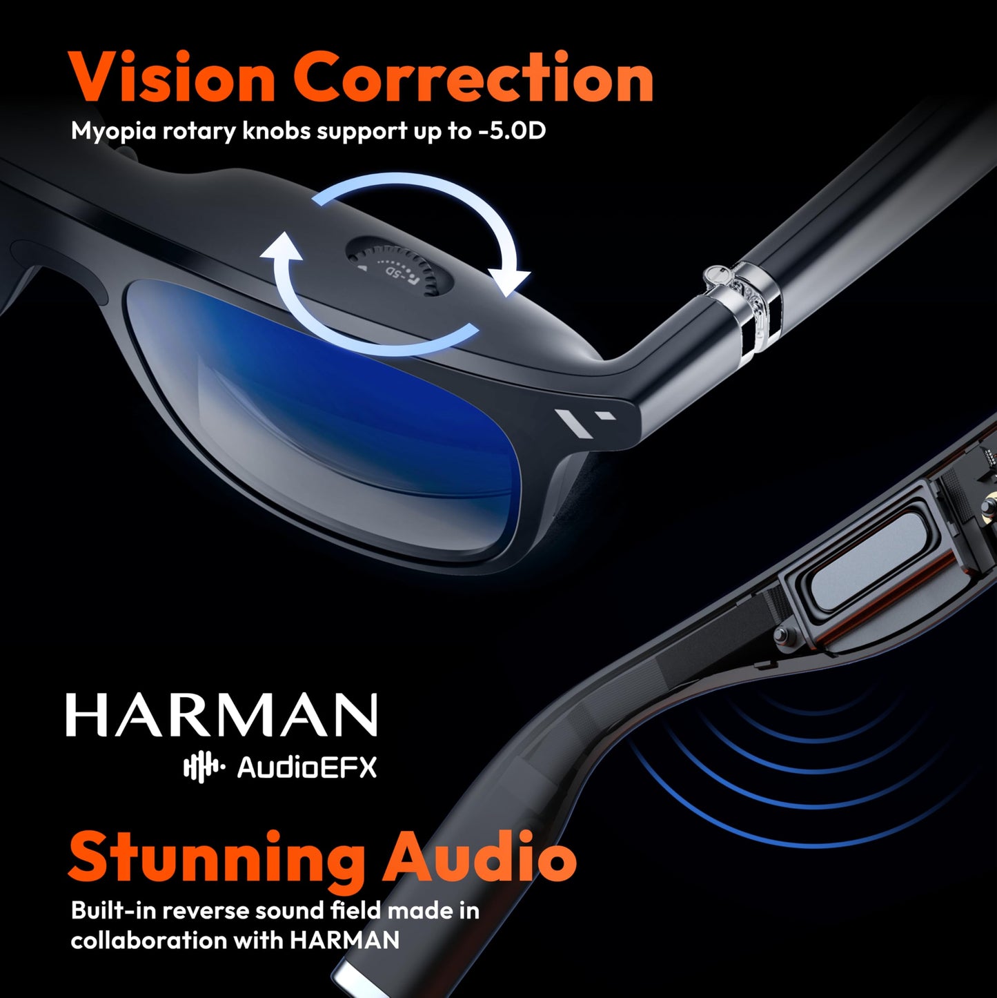 VITURE One Lite XR Glasses, 120" Full HD, Harman Sound, AR Glasses