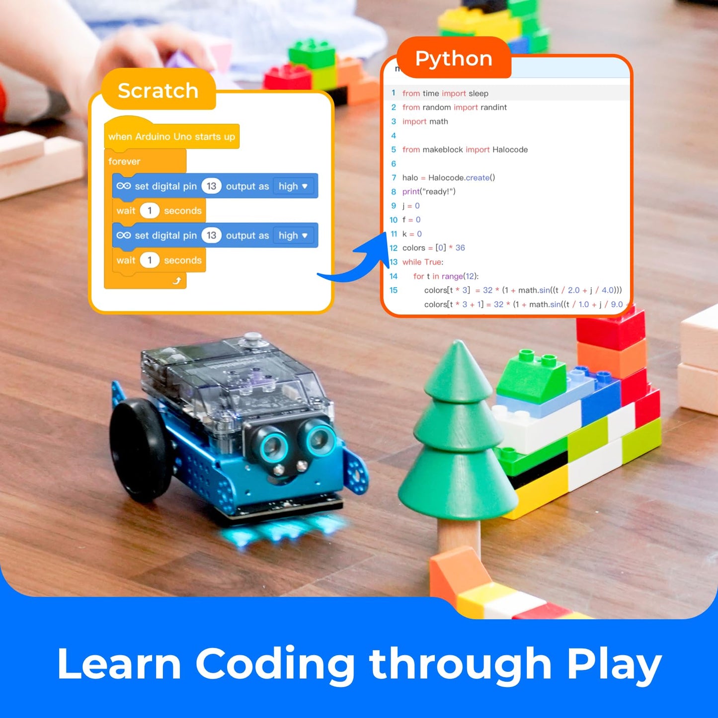 Makeblock mBot Neo Coding Robot for Kids, AI Learning Robot - ARVRedtech.com | AR & VR Education Technology