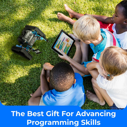 Makeblock mBot2 Rover Robotics Kit, Interactive Emo Robot for Coding Learning and Outdoor Play, Remote Control Coding Robot for Kids 8-12 and up, STEM Educational Building Toys Gifts for Kids - ARVRedtech.com | AR & VR Education Technology