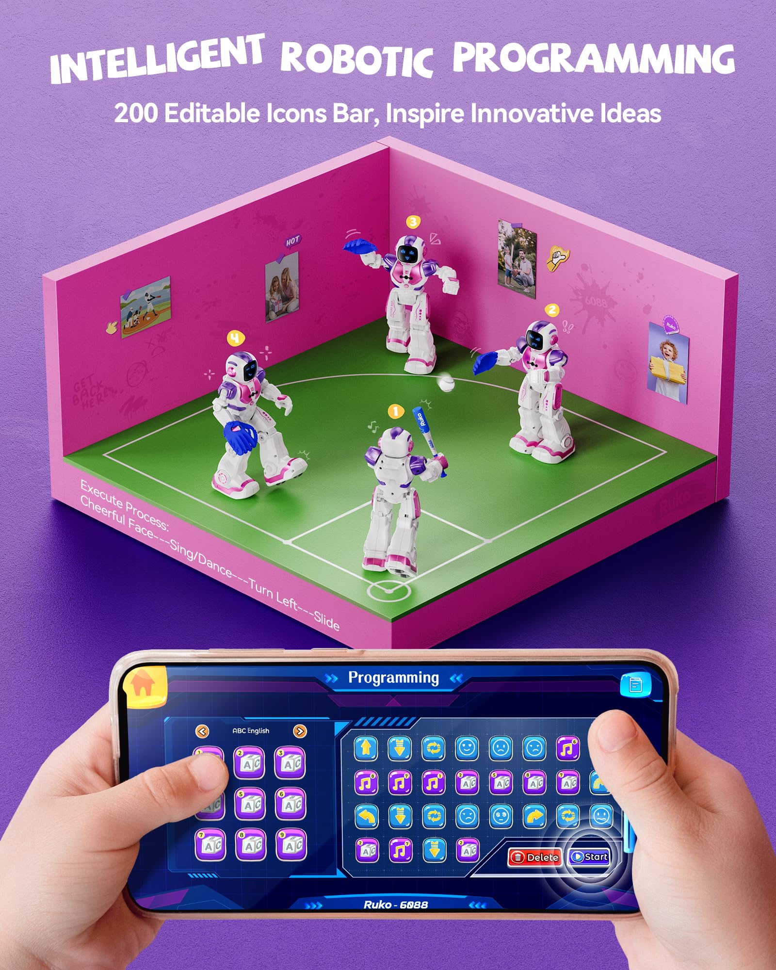 Ruko 6088 Dancing Robot programming