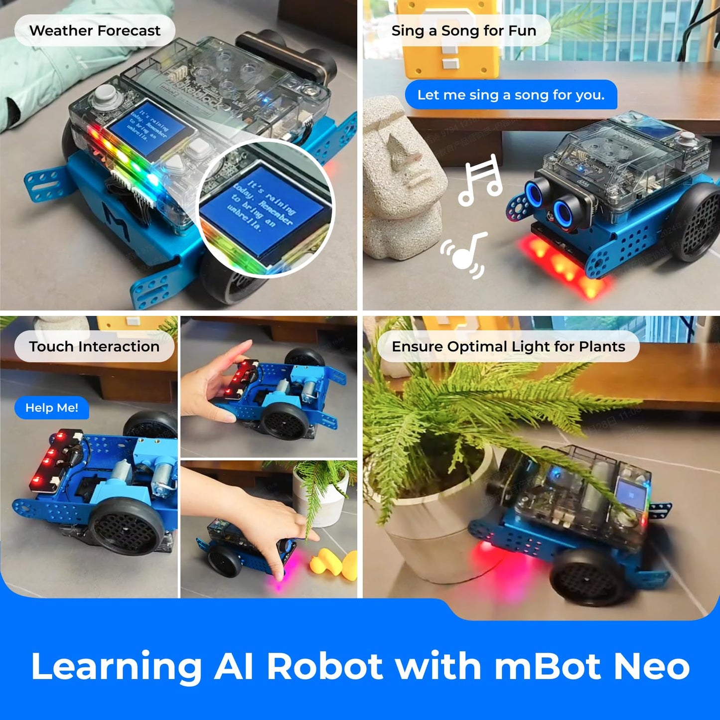 Makeblock mBot Neo Coding Robot for Kids, AI Learning Robot