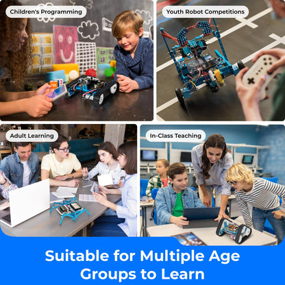Makeblock mBot Ultimate 10 in 1 Robot Building Toys, Robotics Kit App Remote Control Robot Toys Compatible with Arduino C & Raspberry Pi, STEM Educational DIY Robot Arm Kit Gift for Teenagers & Adults - ARVRedtech.com | AR & VR Education Technology