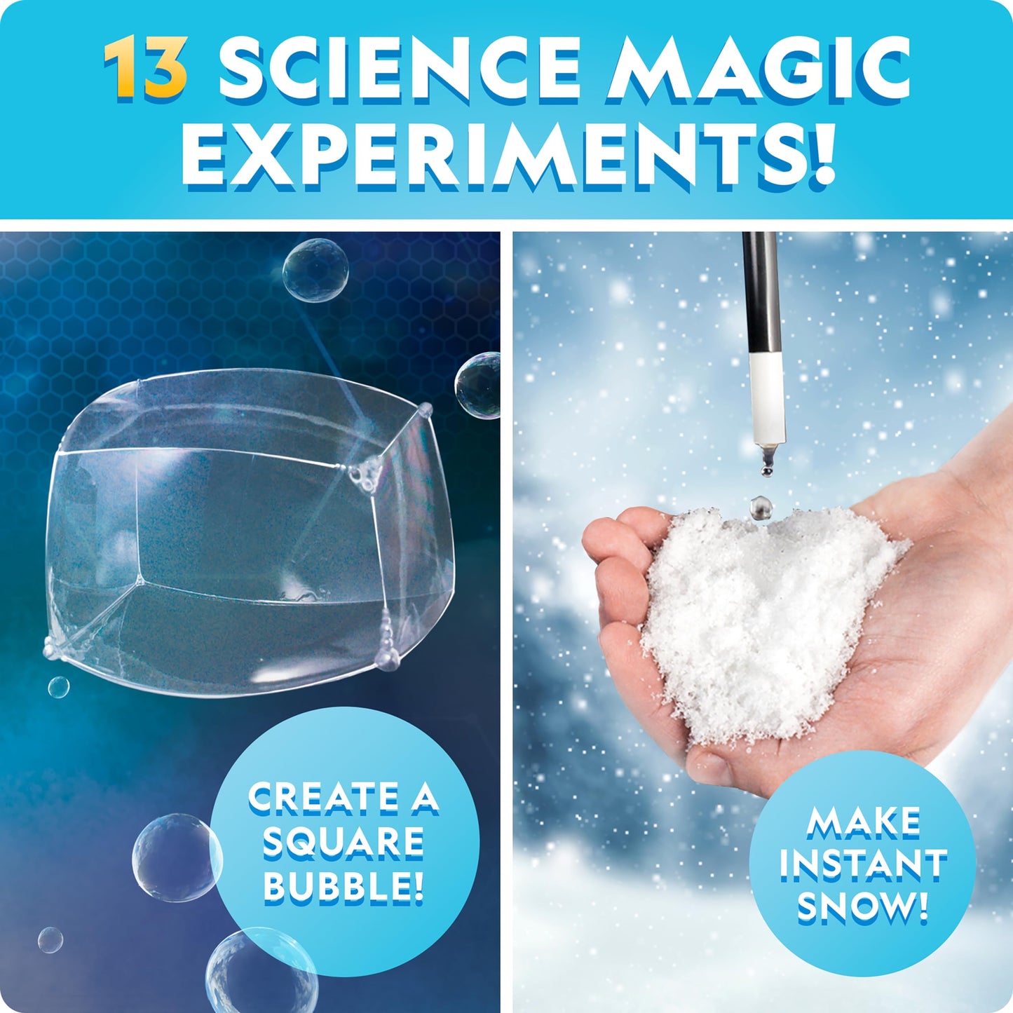 NATIONAL GEOGRAPHIC Mega Science Lab - Science Kit for Kids with 75 Easy Experiments, Featuring Earth Science, Chemistry Set, and Science Magic STEM Projects for Boys and Girls (Amazon Exclusive)