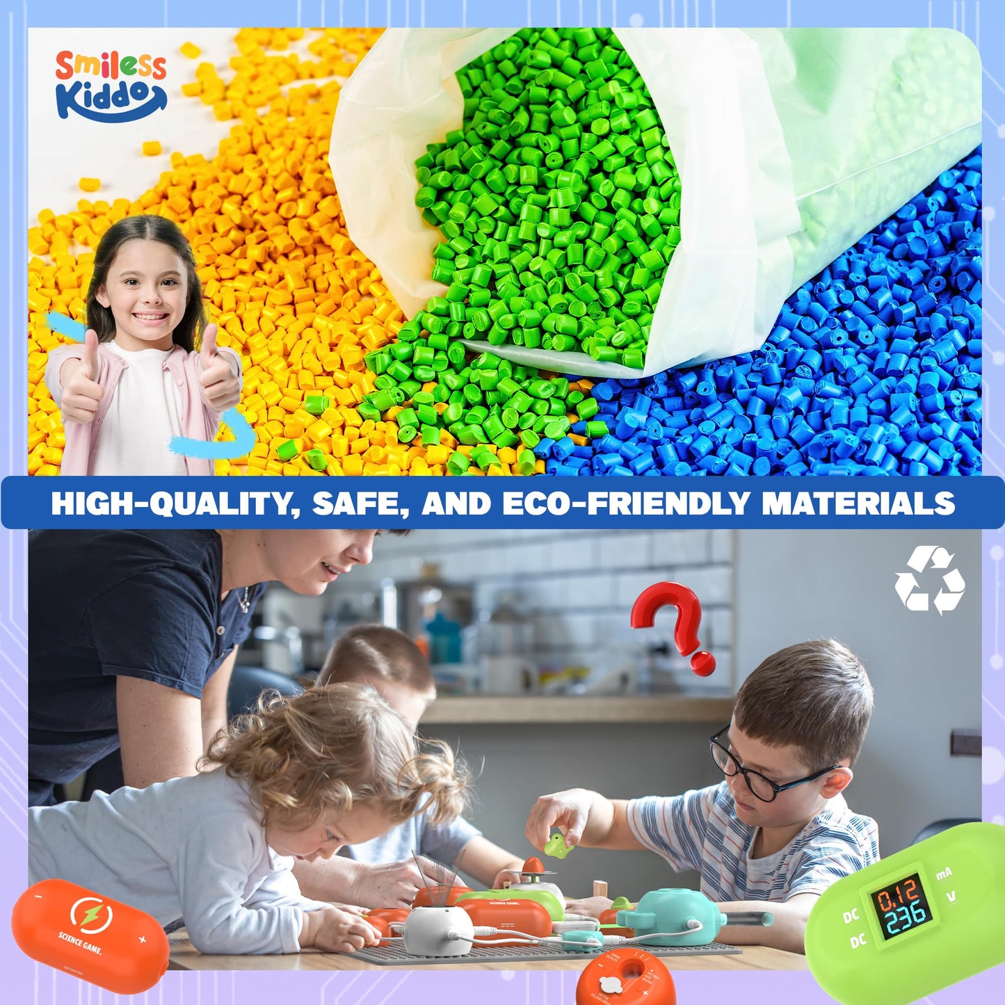 Science Kits for Kids - STEM Kits for Kids, Electronics Exploration Kit, Over 420 Projects, 35 Circuit Parts, STEM Educational Toy Gifts for Kids Boys Girls Ages 3 4 5 6 7 8 9 10 11 12