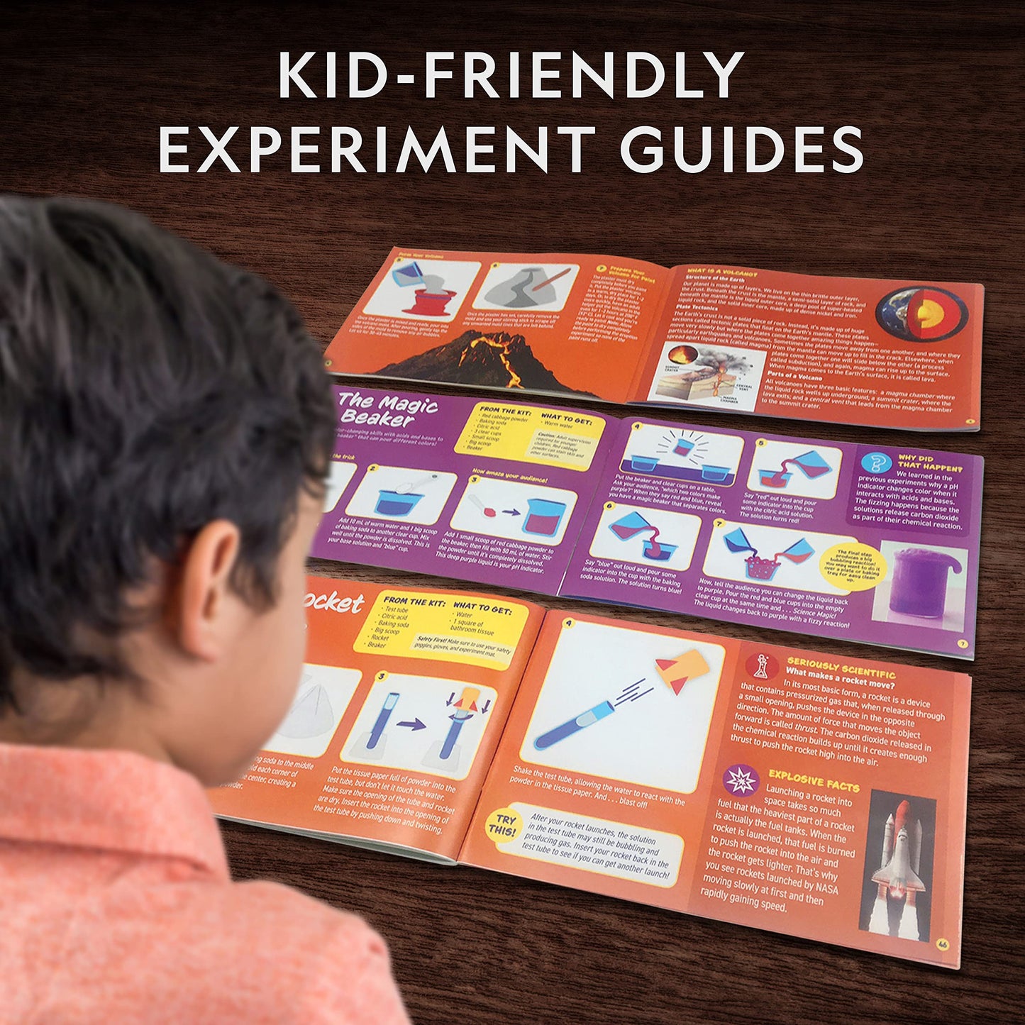 NATIONAL GEOGRAPHIC Mega Science Lab - Science Kit for Kids with 75 Easy Experiments, Featuring Earth Science, Chemistry Set, and Science Magic STEM Projects for Boys and Girls (Amazon Exclusive)