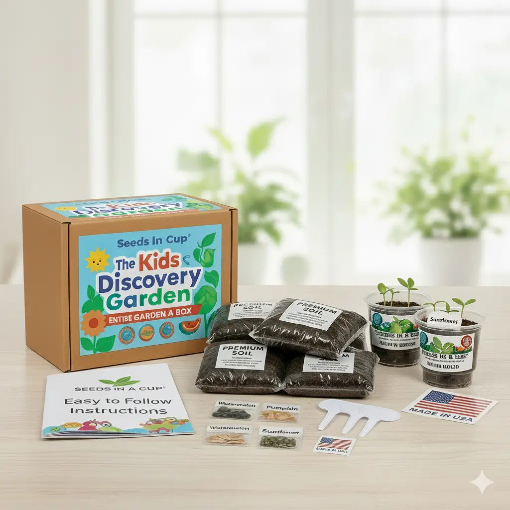 Kids Discovery Garden Kit | Educational STEM Seed Starter