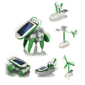 6-in-1 Solar Robot Kit – DIY Educational Science Toy for Kids | Build Car, Ship, Windmill, Fan & More