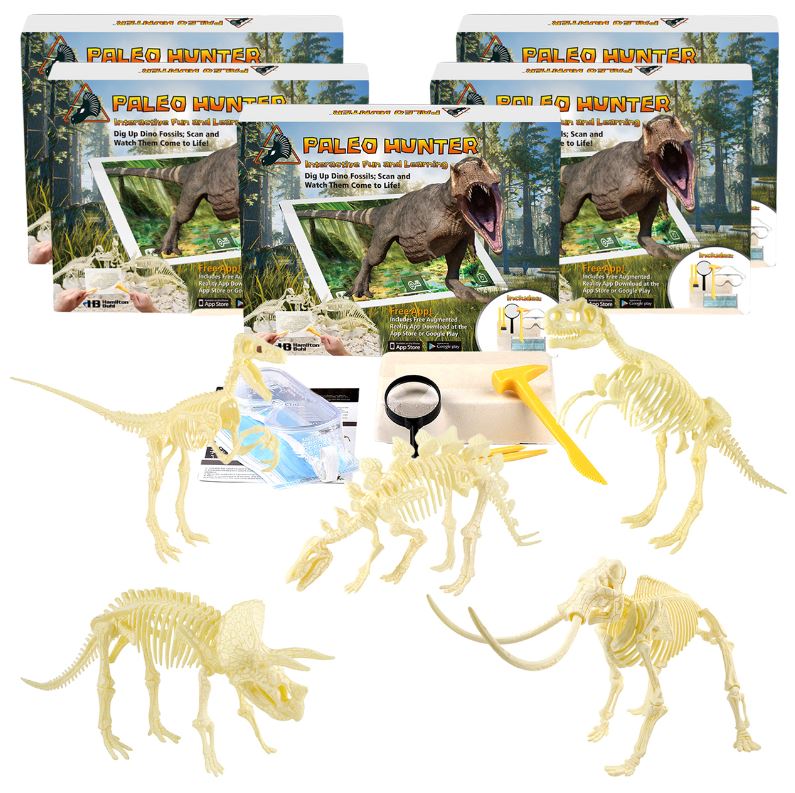 HamiltonBuhl Paleo Hunter™ Dig Kit for STEAM Education – All Five Dinosaur Kits - ARVRedtech.com | AR & VR Education Technology