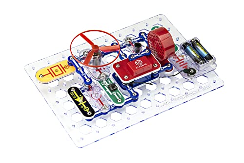 Snap Circuits Jr. SC-100 Electronics Exploration Kit, Over 100 Projects, Full Color Project Manual, 28 Snap Circuits Parts, STEM Educational Toy for Kids 8 + - ARVRedtech.com | AR & VR Education Technology