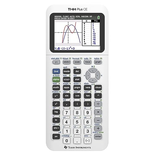 Texas Instruments TI-84 Plus CE Color Graphing Calculator, Bright White - ARVRedtech.com | AR & VR Education Technology