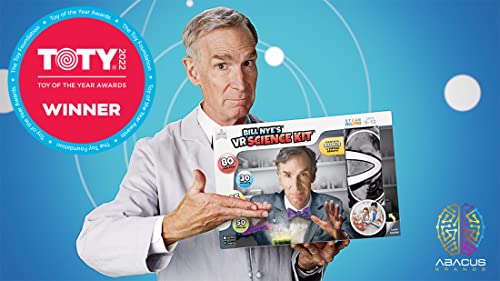 Abacus Brands Bill Nye's VR Science Kit - Virtual Reality Kids Science Kit, Book and Interactive STEM Learning Activity Set (Full Version - Includes Goggles) - ARVRedtech.com | AR & VR Education Technology