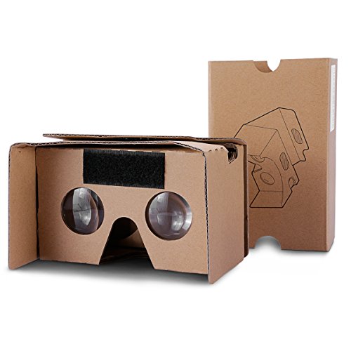 Google Cardboard,Topmaxions 3D VR Virtual Reality DIY VR Headset for 3D Movies and Games Compatible with Android & Apple Up to 6 Inch Easy Setup Machine - ARVRedtech.com | AR & VR Education Technology