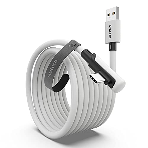 Syntech Link Cable 16 FT Compatible with Meta/Oculus Quest 3, Quest2/Pro/Pico4 Accessories and PC/Steam VR, High Speed PC Data Transfer, USB 3.0 to USB C Cable for VR Headset - ARVRedtech.com | AR & VR Education Technology