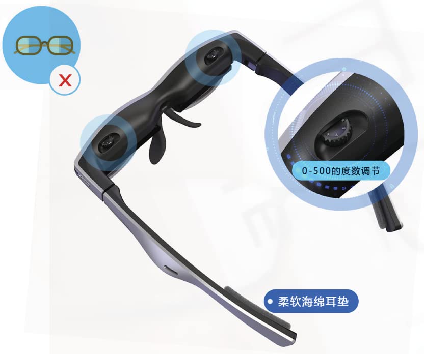 Goolton G20D AR Glasses Augmented Reality Wearable Tech Headsets Smart Glasses for Movie Video Display,43°FoV, - ARVRedtech.com | AR & VR Education Technology